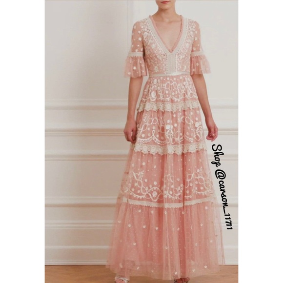 NWT Needle & Thread Lace Gown US10 - Picture 4 of 15